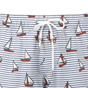 กางเกงขาสั้นผ้าฝ้ายโพลีเอสเตอร์สำหรับผู้ชายกางเกงขาสั้นพิมพ์ลายซับลิเมชันออกแบบโลโก้ได้ตามต้องการ - Product Image 6