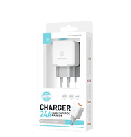 Chargeur mural Techancy TM02015 de haute qualité, luxe, mini, portable, 20W, 2 ports USB, charge rapide, matériau ABS