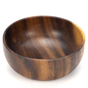 Wooden <b>Bowl</b> Classic Eco-Friendly Acacia Wood Salad <b>Serving</b> Dishwasher Safe <b>Large</b> Durable Handcrafted - Product Image 1