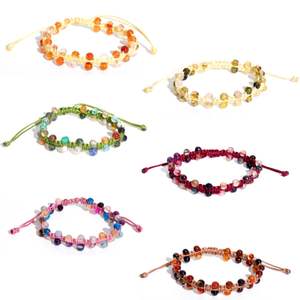 La mejor pulsera de ágata hecha a mano con cordón de algodón coreano, joyería Unisex de moda perfecta para estilos Boho Chic o Casual - Product Image 6