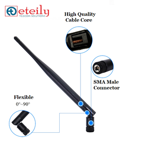 Eteily-antena de pato de goma móvil de alta potencia, 4G, 5dBi, con conector móvil macho SMA, hecho en la India - Product Image 3