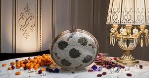 Bol à fruits secs décoratif en laiton fait à la main de 9 pouces avec beau dessin de paon doré sculpture travail ustensiles de cuisine Rampuri-bol cadeau - Product Image 6
