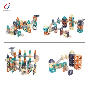 Chengji Funny Kids Roll Ball Toys Children Montessori Game Baby Ball Track Toys Assemble <strong>Crazy</strong> Marble Run Building <strong>Blocks</strong> - Product Image 6