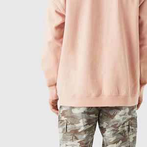 Sudadera de invierno personalizada al por mayor para hombre, color sólido, diseño bordado, manga larga, corte holgado, OEM - Product Image 6