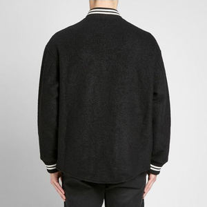 Veste de baseball personnalisée en cuir pour hommes Collage Street Wear Logo Patches Letterman Base Ball - Product Image 4