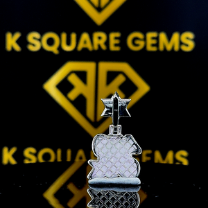 Número personalizado Hip Hop Moissanite colgante de plata para hombres y niños joyería de letras únicas para amantes de la moda - Product Image 3