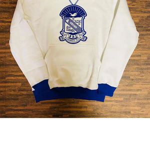 เสื้อสเวตเชิ้ตคอกลมผ้าฝ้าย 100% สำหรับผู้ชาย ปักลายแบบกำหนดเอง ลวดลายเชนิลล์ ล้างสีแบบแอซิด  สีพื้น สำหรับฤดูหนาว สไตล์สตรีทแวร์ - Product Image 4