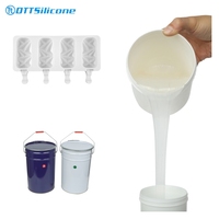 Caoutchouc de silicone de qualité alimentaire pour moules de bonbons, caoutchouc de silicone RTV-2