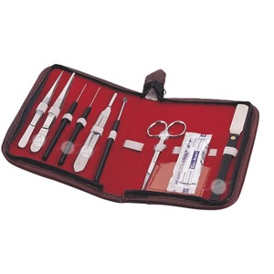 Kit de dissection manuel en acier inoxydable 9 pièces pour étudiants en médecine, ensemble d'instruments chirurgicaux - Product Image 2