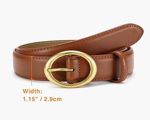 Ceinture en cuir véritable souple Sangle élégante à faible coût pour les affaires et la mode de tous les jours Look de fête classique par AALIYAN IMPEX - Product Image 3