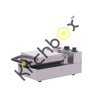 เครื่องทำวาฟเฟิลเมล็ดกาแฟสแตนเลสอุตสาหกรรมเชิงพาณิชย์คิทช์บ็อกซ์พร้อมเคลือบสารกันติดและตัวจับเวลา 1-5 นาที - Product Image 5