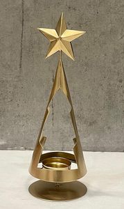 Modern Style Decorative Metal Christmas Tree <b>Tea</b> <b>Light</b> Holder For Christmas Decor in Wholesale Rate - Product Image 3