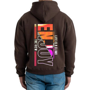 450 GSM vente en gros coton épais fermeture éclair complète nous sweats à capuche et sweat-shirts pour hommes avec conception brodée personnalisée - Product Image 6