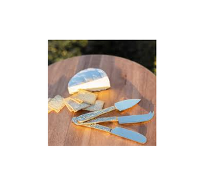 Juego de cuchillos de latón para queso, Juego de 4 piezas con mango de rama de latón, a precio asequible - Product Image 6