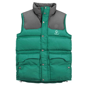 Chaleco con cremallera transpirable con botón Plus Estilo de calle Chaleco acolchado resistente al agua a prueba de viento para color personalizado - Product Image 1