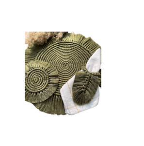 Porte-serviettes en tissu macramé de créateur de couleur fantastique pour décoration de table de mariage ou de fête de restaurant d'hôtel avec la meilleure finition - Product Image 6