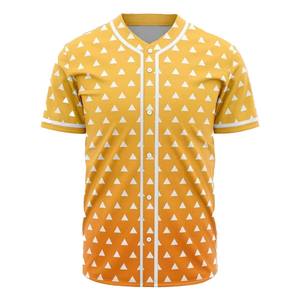 Camisetas de Béisbol Personalizadas de Spandex/Algodón para Hombre, Camiseta de Árbitro, Uniformes de Softbol, Uniformes Transpirables Unisex Cosidos - Product Image 1