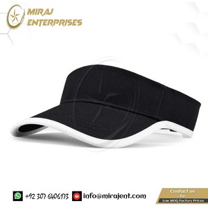 Sin sombrero de copa Visera con forro absorbente de sudor Sombrero de golf personalizado ajustable para hombres y mujeres - Product Image 6