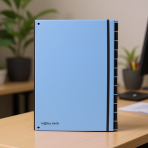 PAGNA TREND Light Blue Desk Organizer 12 Compartments DIN A4 Blank Cardboard Polypropylene Film Desktop Drawer Organizer - Product Image 3