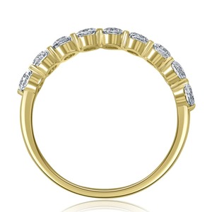 แหวนเพชรสำหรับปลูกในห้องปฏิบัติการทรงกลมสี D แหวนเงินสเตอลิง925สวยของขวัญที่ตัดได้อย่างดีเยี่ยม VVS สำหรับงานแต่งงานของเธอ - Product Image 3