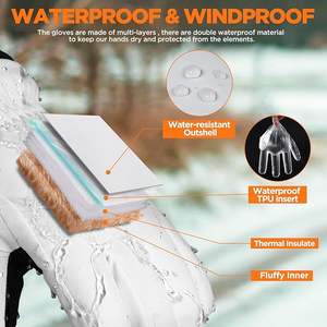 Trendiness Sports Thermal Winter <b>Gloves</b> <b>Touchscreen</b> Friendly Breathable and Lightweight Daily Riding Driving Fashion Style - Product Image 2