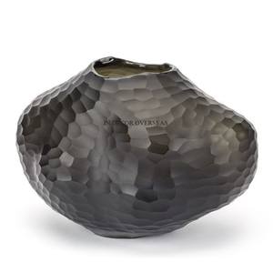 Aspecto llamativo, textura martillada, Color negro, recubierto de polvo, Metal florero de alta calidad, suministros de decoración para el hogar y el Hotel - Product Image 5