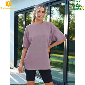 Camiseta de manga corta Unisex para mujer y hombre personalizable Transferencia de Calor DTG logotipo bordado serigrafía Boxy Fit desgastado - Product Image 2