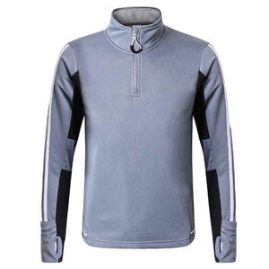 Ensemble de survêtements d'automne pour hommes Full Zip Jogging Respirant Léger Confortable Manches courtes Polyester Sports Wear 2025 - Product Image 4