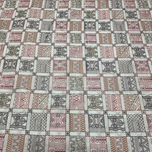 Tela bordada de algodón Cambric 44 ancho calidad Premium para disfraces de niñas y Material Lehenga suministro al por mayor - Product Image 4