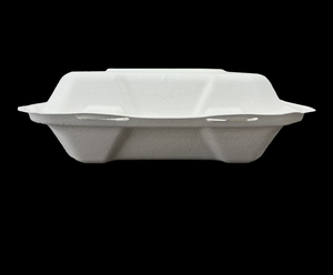 Boîte alimentaire à forte demande, biodégradable, recyclable, jetable, en bagasse de canne à sucre, étanche - Product Image 2