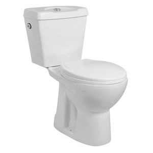 Asiento de inodoro de baño Irani estándar moderno, cubierta de asiento suave de acoplamiento cerrado, trampa S P, portátil sanitario de cerámica de dos piezas - Product Image 2