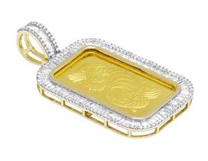 Diseño único de plata esterlina con VVS Clarity Moissanite Diamond Pendant Regalo de boda y aniversario para hombres y mujeres - Product Image 2