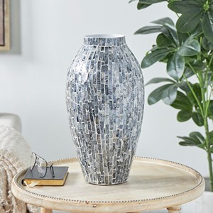 Lujoso jarrón de nácar para la decoración del espacio vital Perlas de fregona jarrones inalid suministro al por mayor - Product Image 3