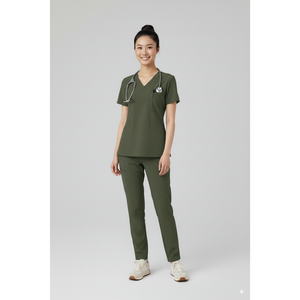 ชุดคอตตอนสแปนเด็กซ์คอวีทนต่อการซีดของเสื้อสแปนเด็กซ์ขัดตัว - Product Image 1