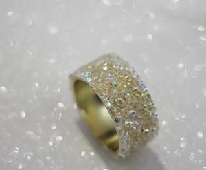 Ronds de serviette ronds en laiton poli, ronds de serviette décoratifs en résine corail pour table de mariage - Product Image 3