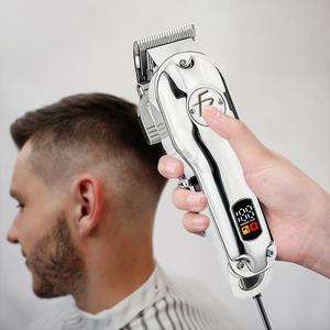 Kit de coupe professionnel pour barbier, pour usage en salon, comprenant une tondeuse - Product Image 5