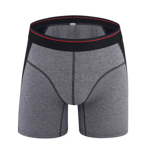 Calzoncillos Bóxer para Hombre, Transpirables, Antibacterianos, de Talle Alto, con Cintura Elástica, Venta Caliente - Product Image 4