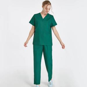 Ropa de trabajo de cirujano ortopédico con cuello en V para mujer, uniforme de enfermera ajustado, ropa de trabajo duradera para dentista y veterinario - Product Image 2