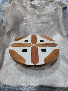 Amira ที่ตั้งเค้กทำจากไม้เรซินของสะสมพร้อมถาดโชว์ขนมแฮนด์เมดของตกแต่งโต๊ะสำหรับงานแต่งงาน - Product Image 2