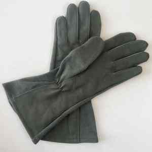 Gants ignifuges Nomex pour pilote gants tactiques en cuir 100% gants de vol noirs en peau de chèvre véritable sur mesure - Product Image 2