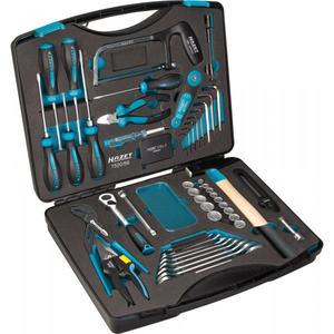 Hazet 56-Piece Assorted <b>Tool</b> Set Durable <b>Case</b> for Convenient Organization and Storage - Product Image 1