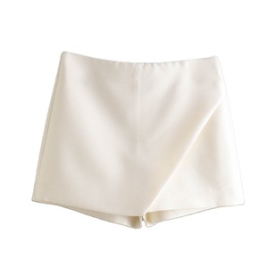 Pantalones Cortos Culottes Asimétricos de Cintura Media para Mujer, Nueva Moda de Primavera y Verano, Cinco Colores, Verano 2026 - Product Image 2