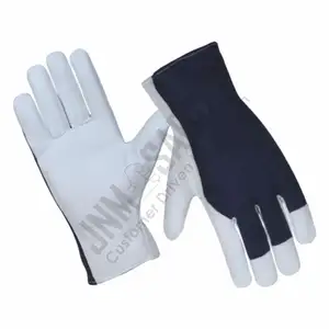 Premium Assembly Goat Grain Leather Gloves Cotton Fleece Back Cheap Price Leather Work Gloves Suitable for Industrial Protection