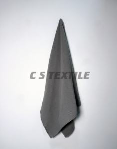 100% Fairtrade coton biologique à séchage rapide antimicrobien hypoallergénique solide tricoté Rectangle serviette de cuisine Premium écologique - Product Image 2