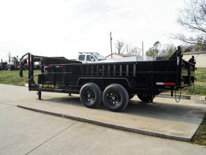 Remolque volquete telescópico 7x16, lados de 2 pies, ejes 7K, diseño de cuello de cisne, componentes de núcleo de engranaje de uso agrícola, 1 año de garantía probado, nuevo usado - Product Image 5
