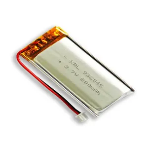 KC Certificación Lipo Batería 800mAh 3,7 V Plana para Auriculares Inalámbricos para Electrónica de Consumo