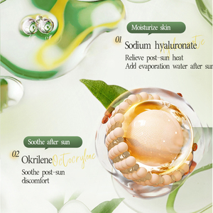 Protezione solare minerale vegana etichetta privata nebbia 90ml SPF 50 difesa UV a base d'acqua schiarente per la <span class=keywords><strong>pelle</strong></span> SPF 50 protezione solare sbiancante - Product Image 3