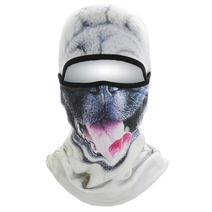 Pasamontañas de Invierno para Motocicleta, Personalizado con Estampado de Animales en 3D, Alta Elasticidad, Cómodo, Transpirable, Forrado de Lana, 100% Térmico - Product Image 3