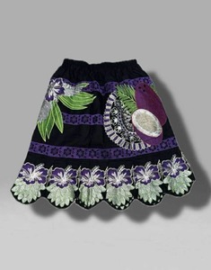 กระโปรงปักลายเอวสูงสำหรับผู้หญิงกระโปรงผ้าฝ้ายปักสไตล์ใหม่ - Product Image 1