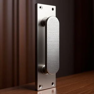 Poignée de porte coulissante en acier inoxydable fin mat pour meubles, perforation BB 4211 modèle - Product Image 3